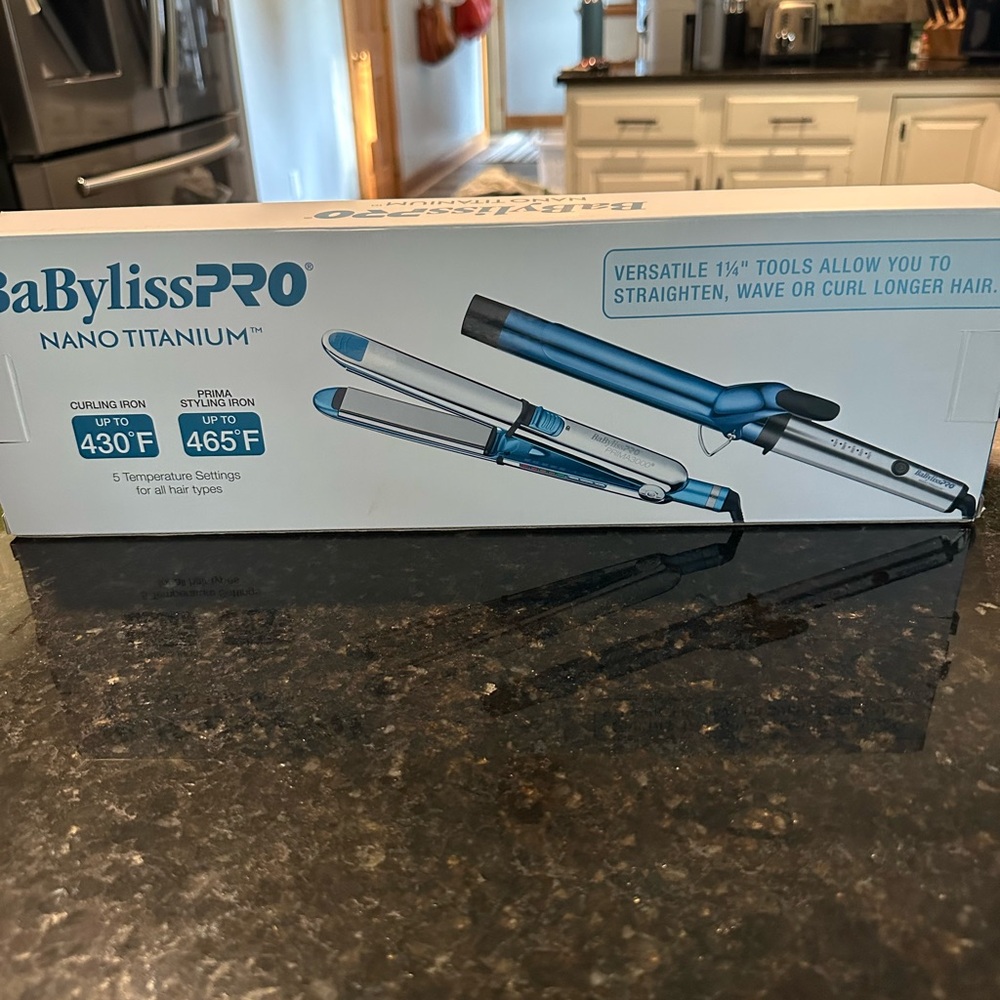 Babyliss Pro Titanium 1 1/4 Curling Iron